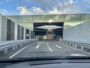 approach to private Virgin Atlantic Upper Class Wing