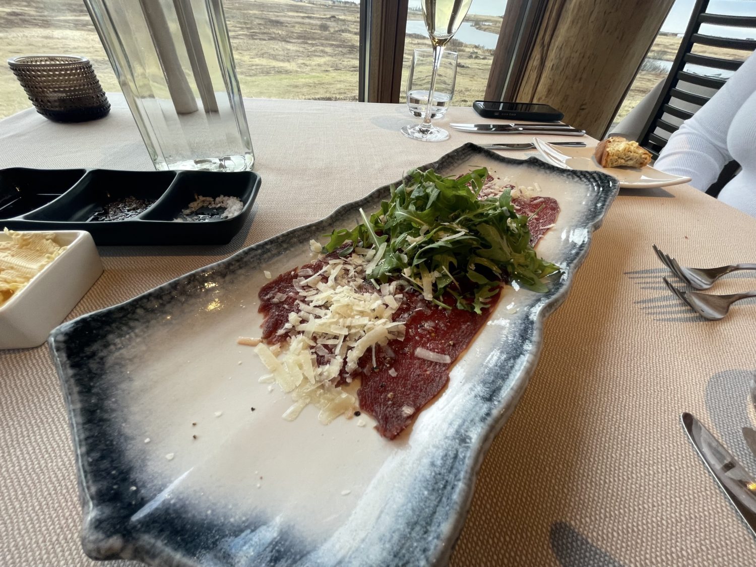 Hotel Ranga reindeer carpaccio