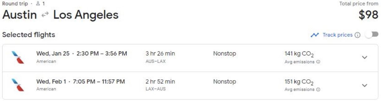 Cheap flights to Los Angeles