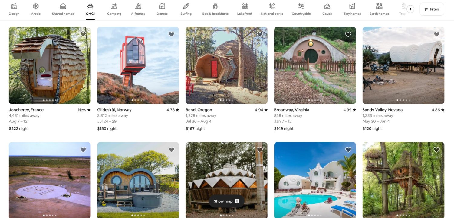 airbnb omg homes