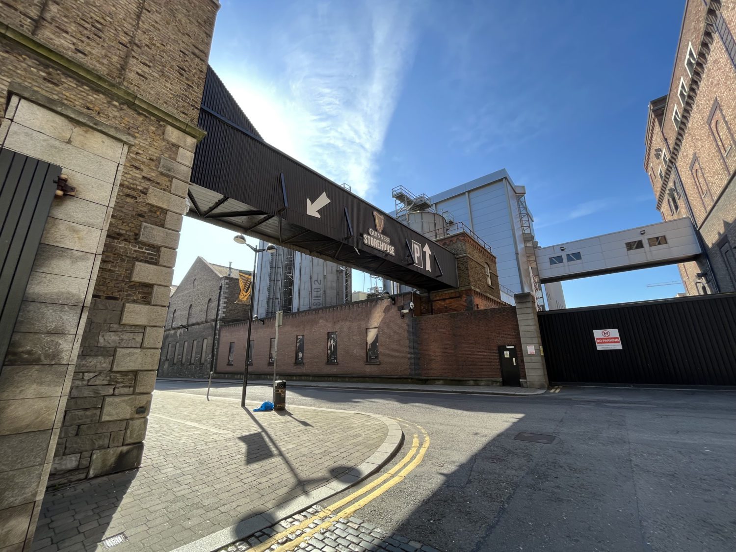 Guinness storehouse in Dublin, Ireland