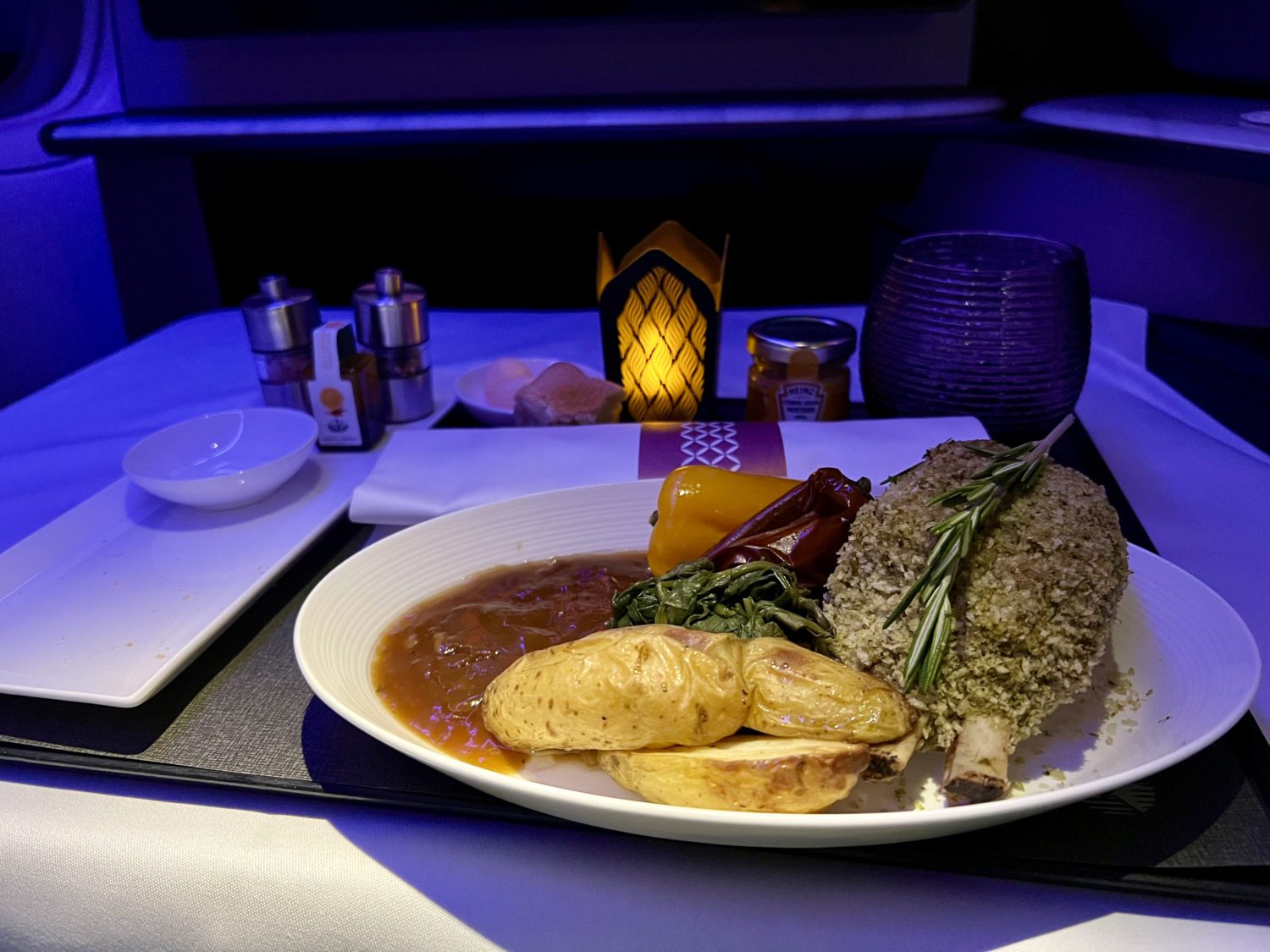 rack of lamb in qsuite