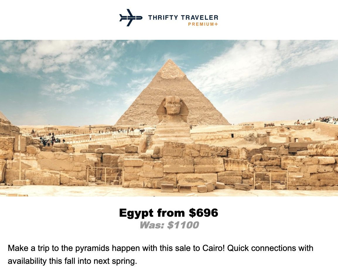Cairo flight deal