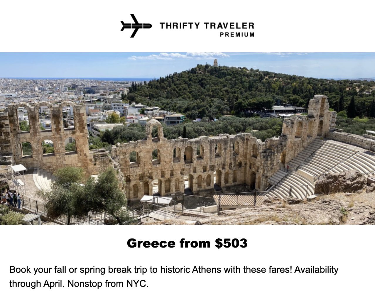 Cheap flights to Greece