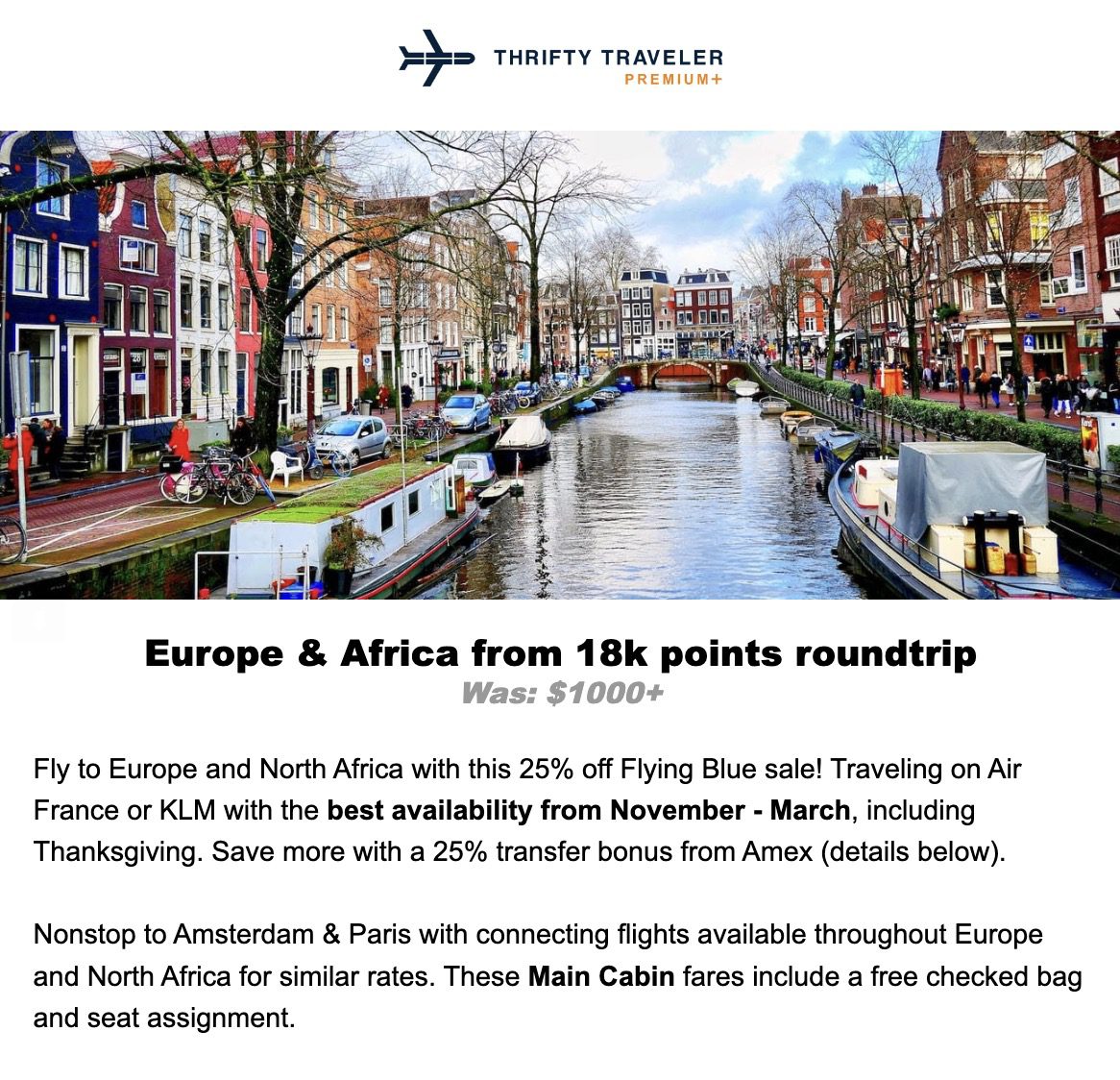 North Africa Flying Blue sale