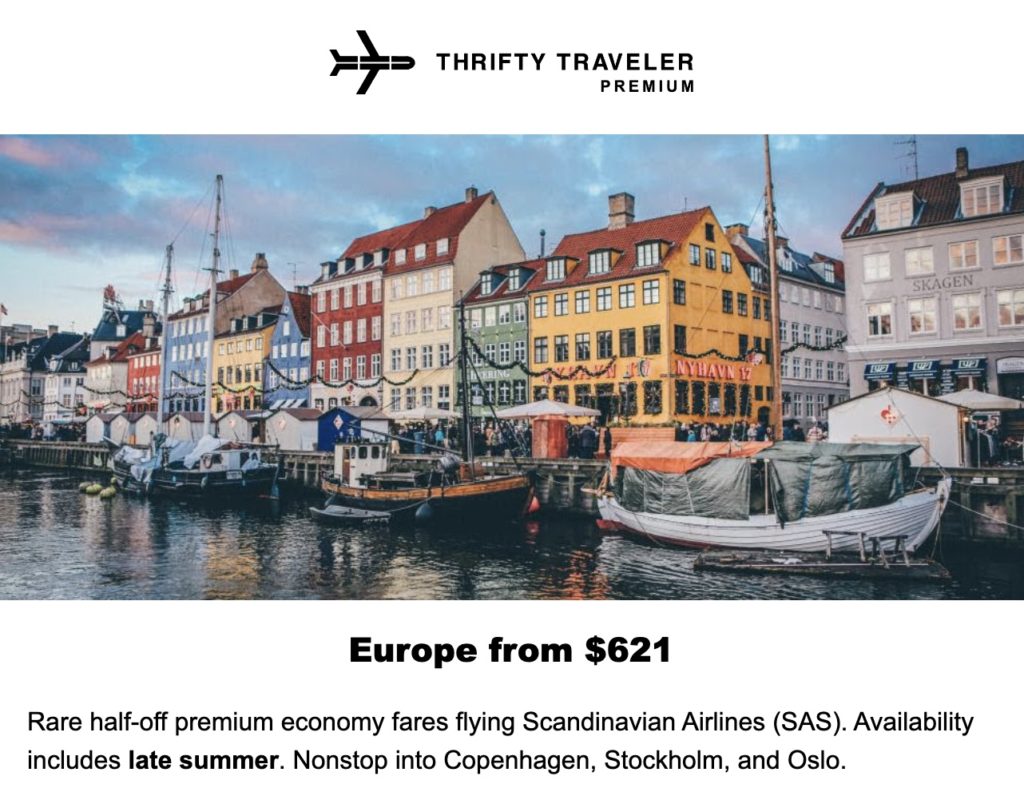 Premium Economy flights