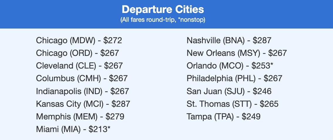 Colombia flight deal