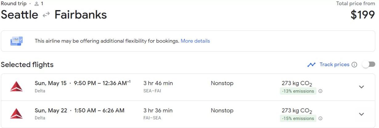 Cheap flights to Alaska