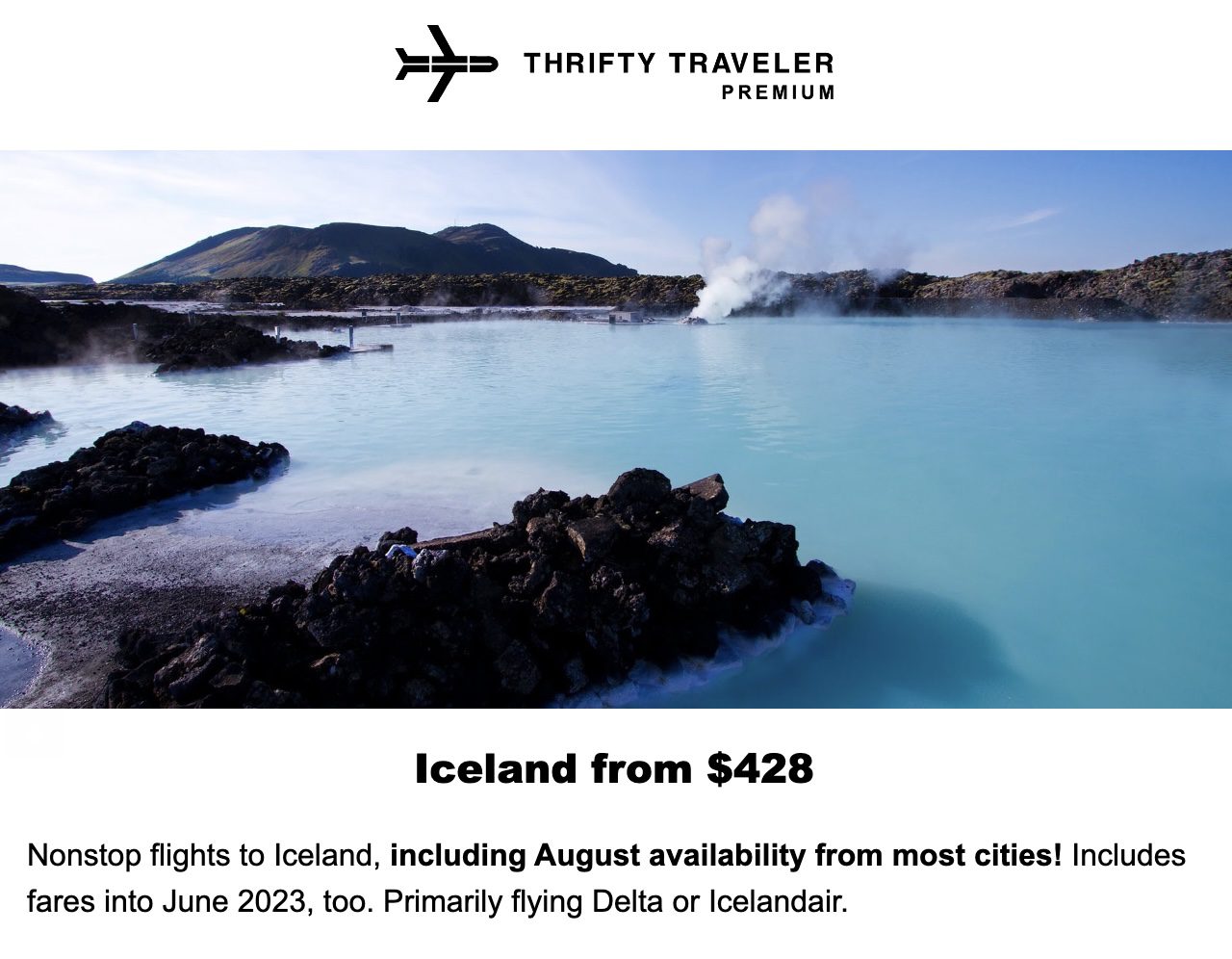 Iceland flight deal