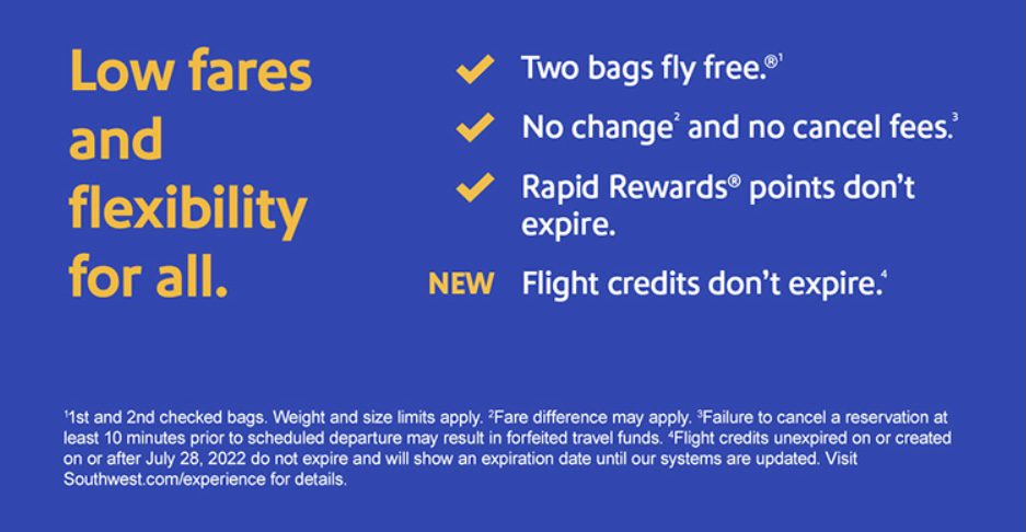 Flight Credits Don't Expire