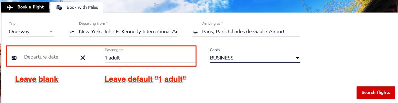air france klm award search