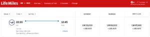 Washington D.C. to Munich in Lufthansa First class using LifeMiles