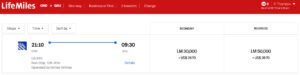 Chicago to Sao Paulo using Avianca LifeMiles
