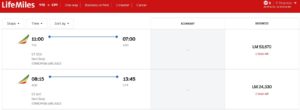 toronto to cape town on ethiopian airlines using lifemiles