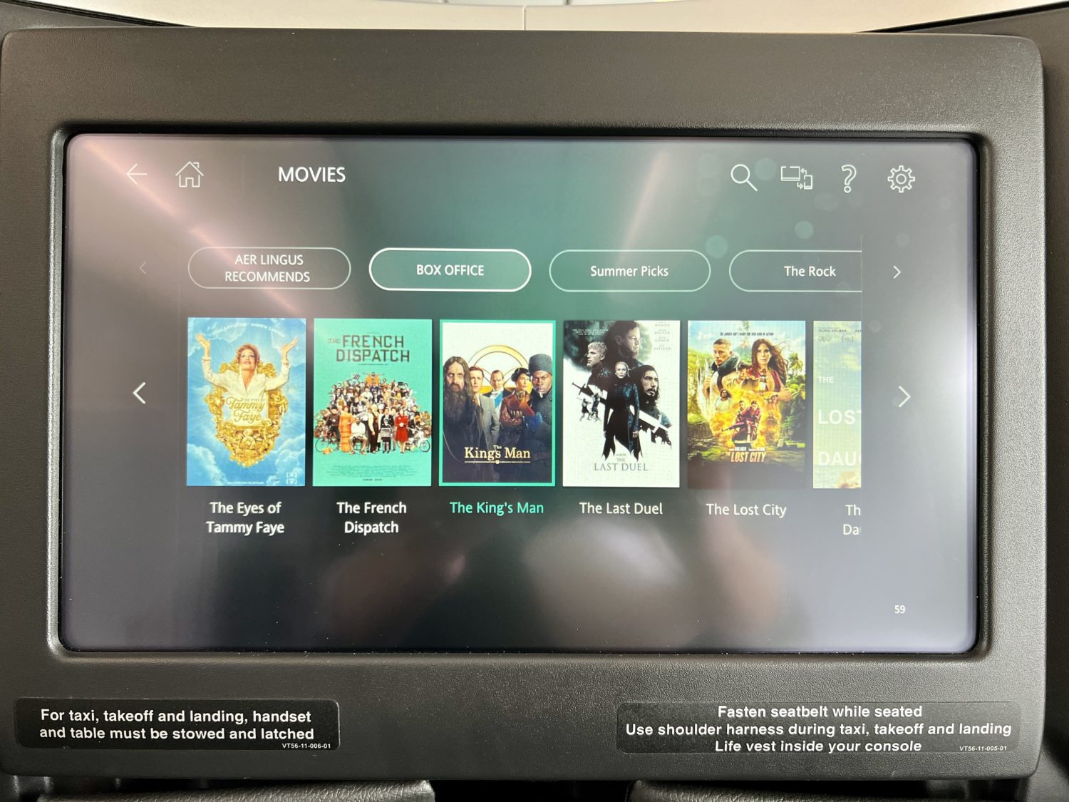 aer lingus business class