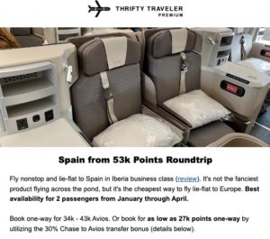 iberia biz class deal