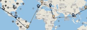 Star Alliance round the world journey planner