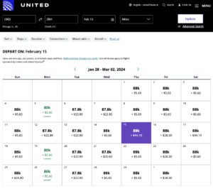 united calendar new interface