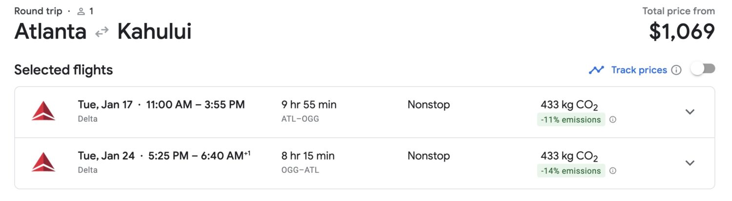 Atlanta to Hawaii flights