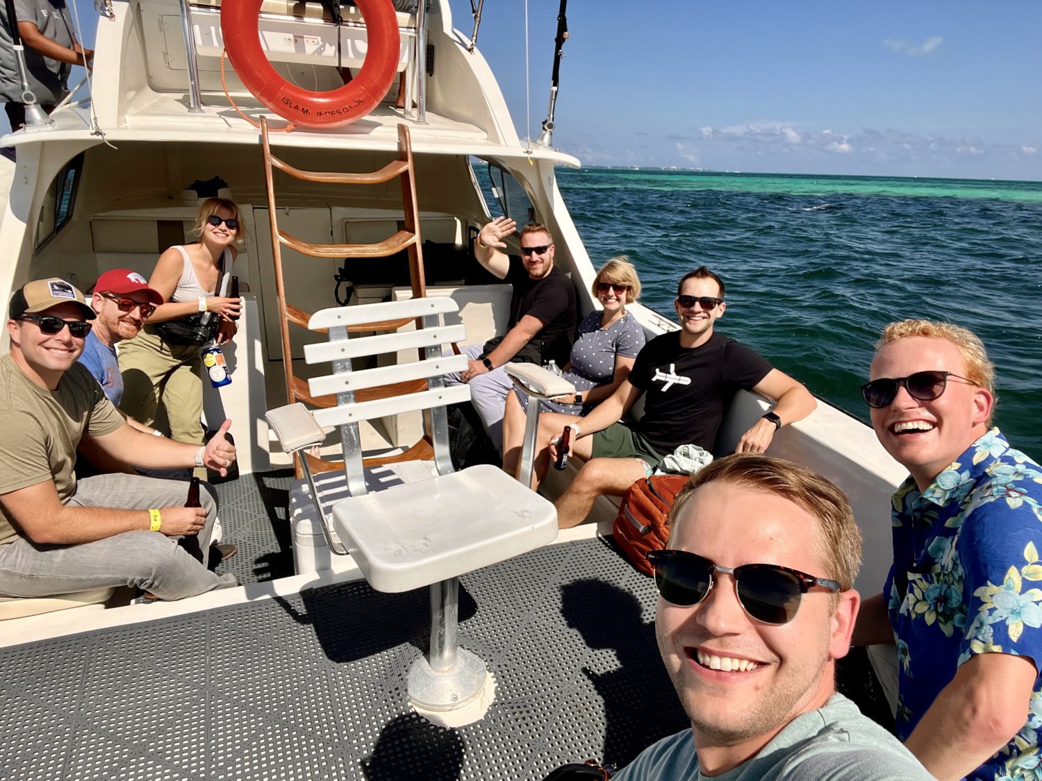 Isla Mujeres boat ride to island