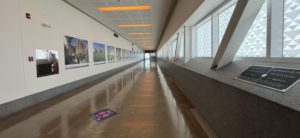 crossing the border on the CBX bridge