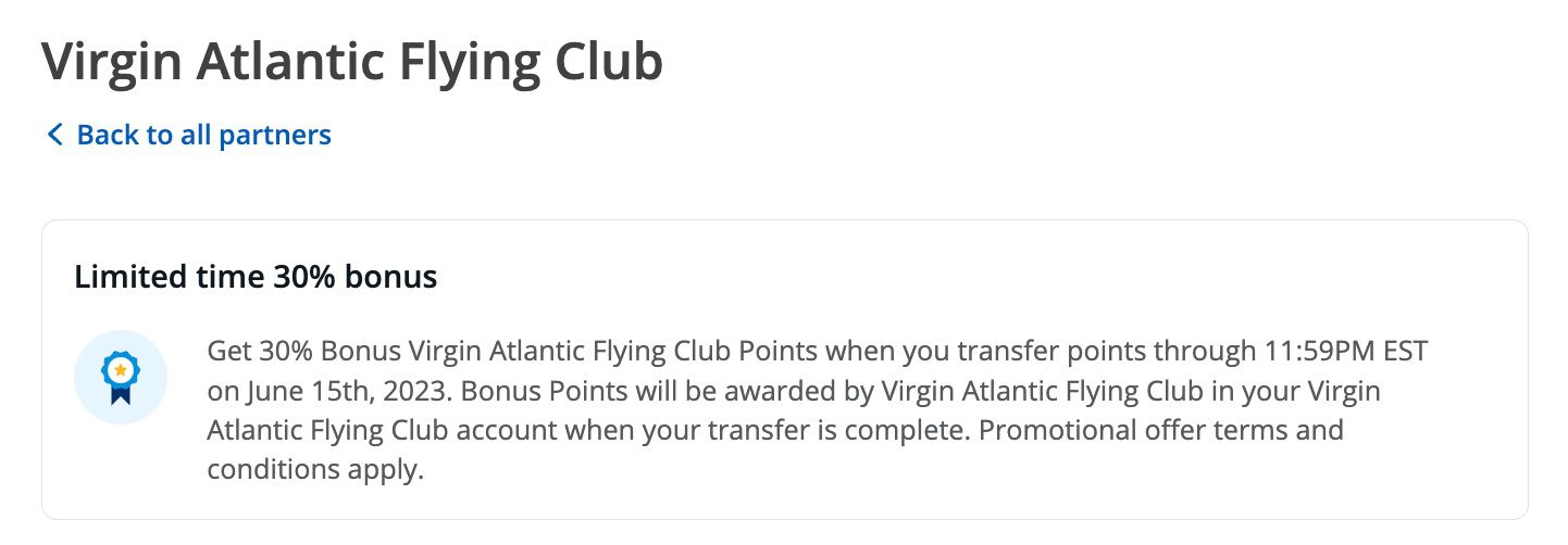 chase virgin transfer bonus