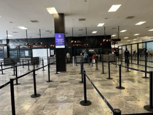 passing through mexican immigration when flying from Tijuana