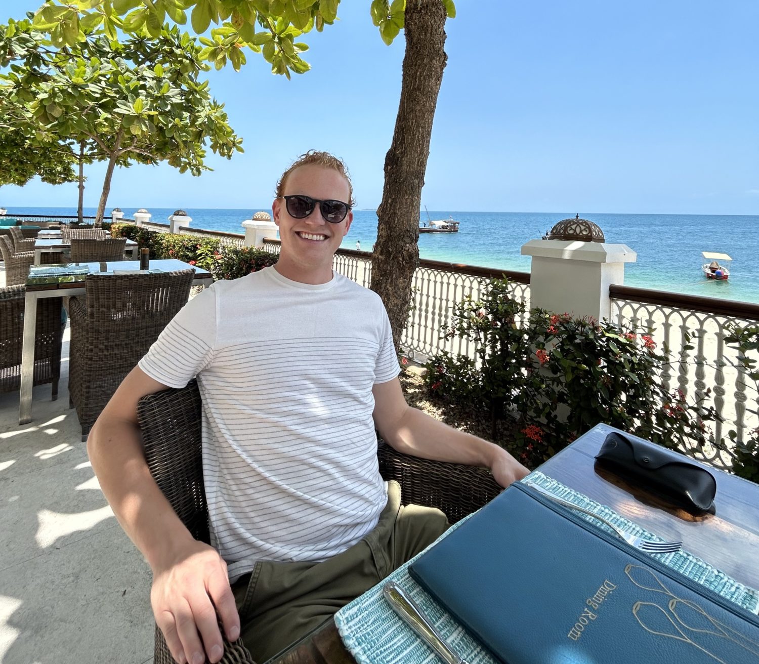 Park Hyatt Zanzibar patio lunch
