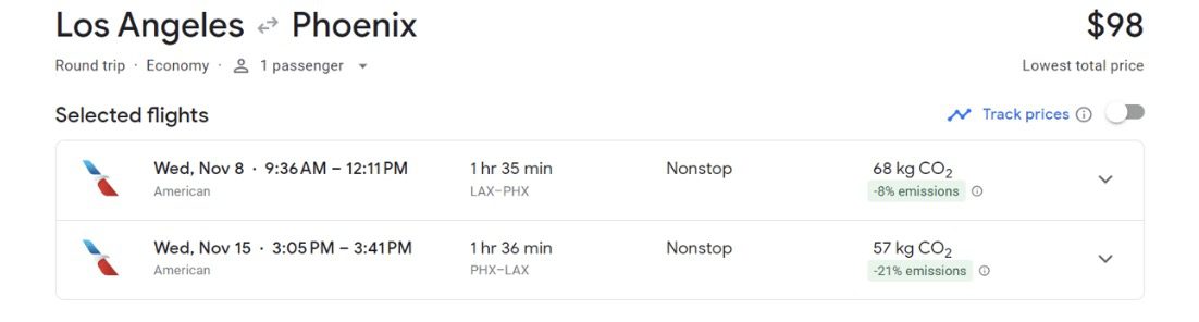 Phoenix cheap flight