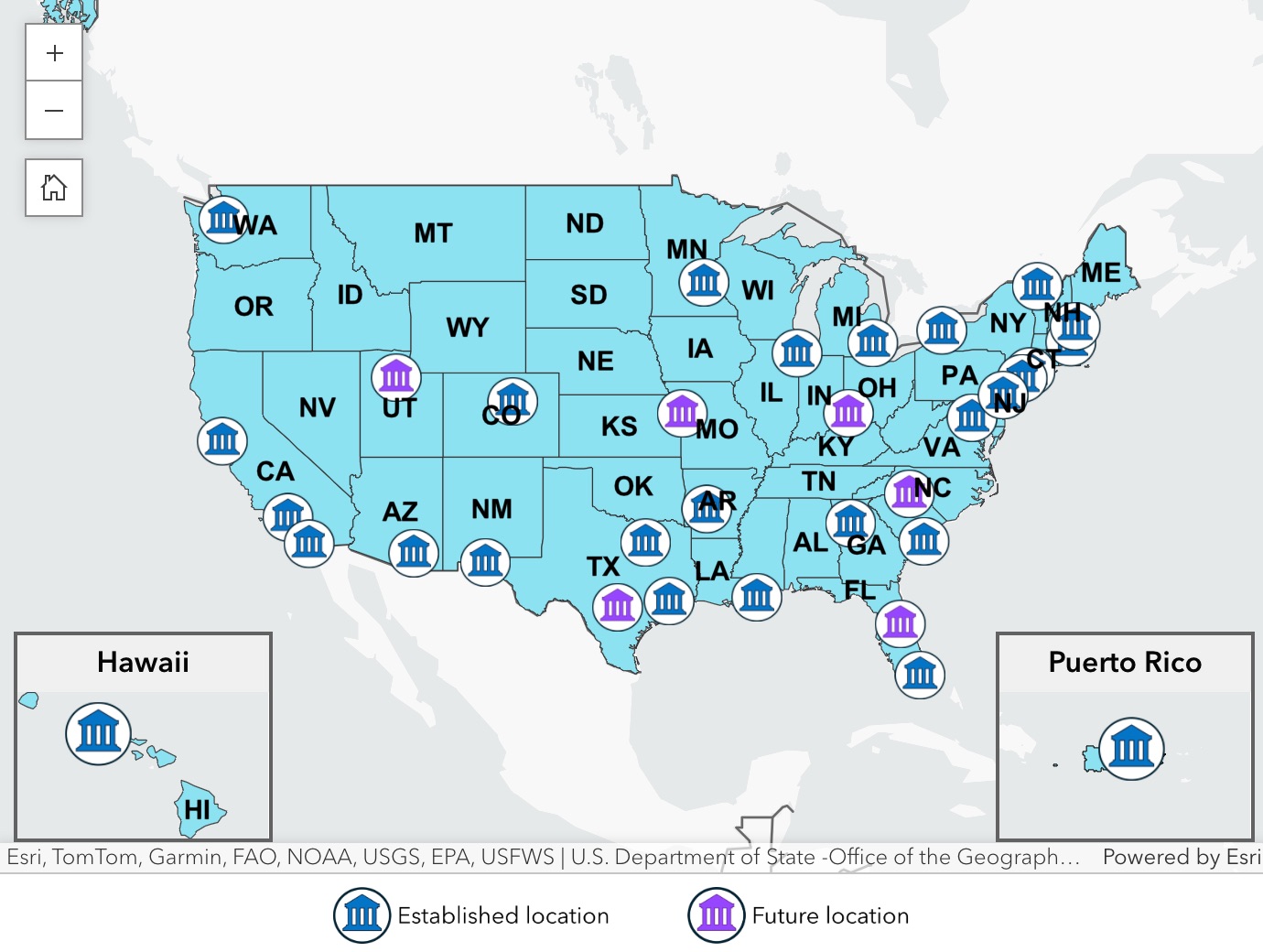 US passport agency and center locations