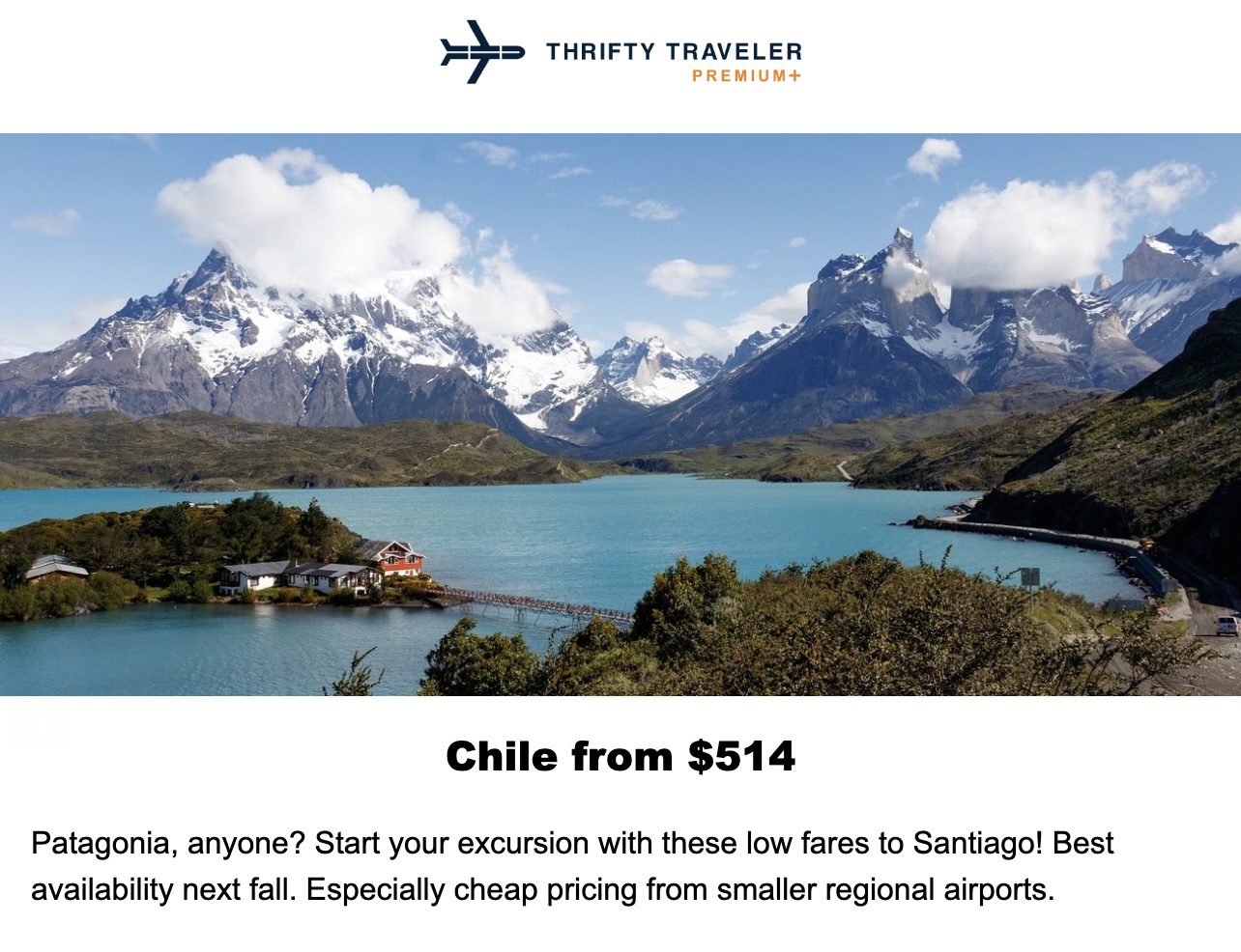 Cheap flights to Chile