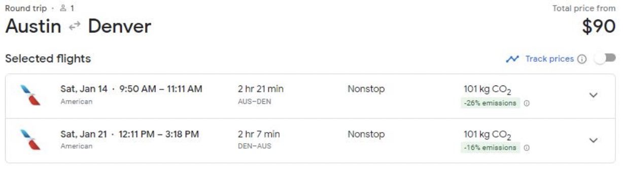 Cheap flights to Denver