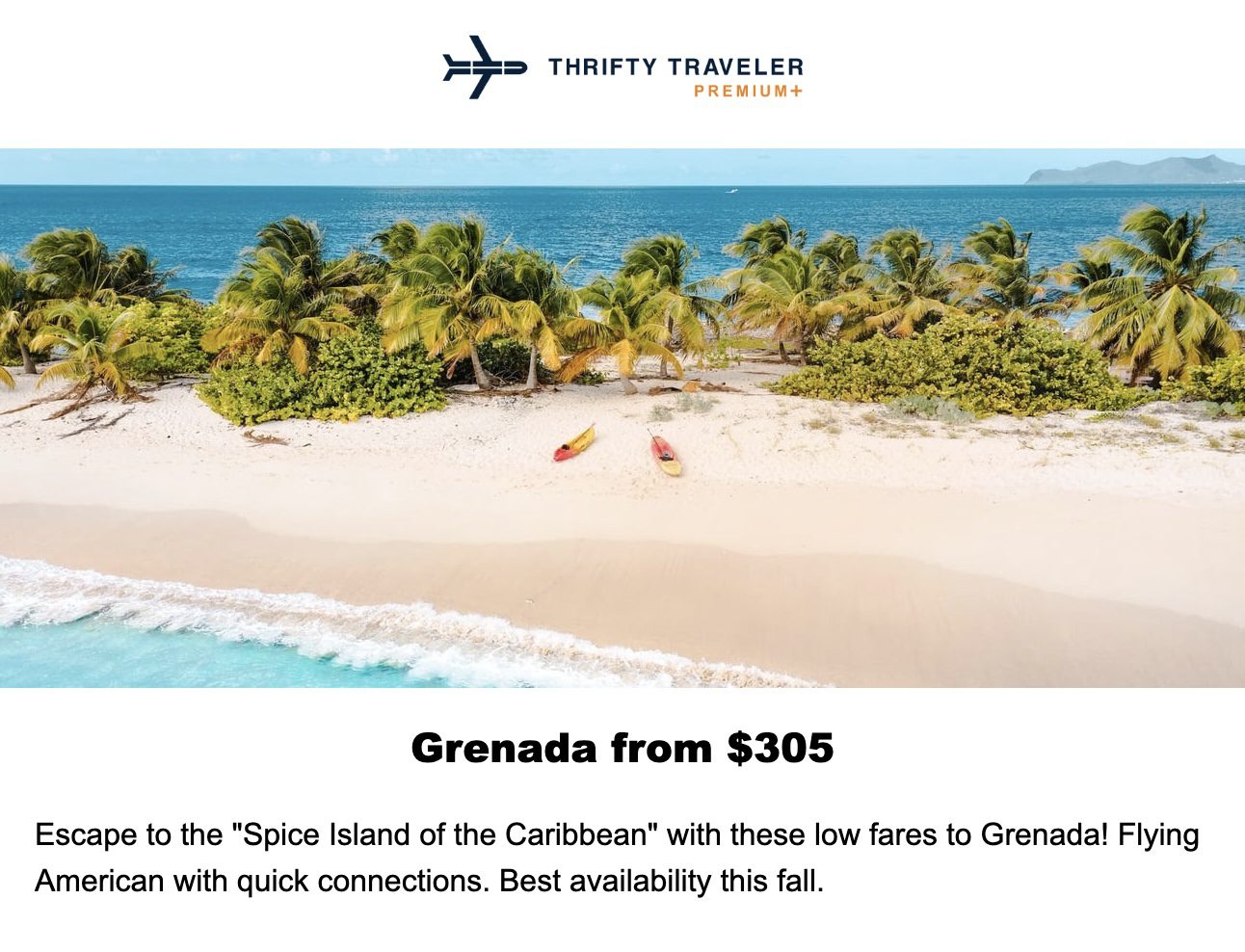 Cheap flights to Grenada