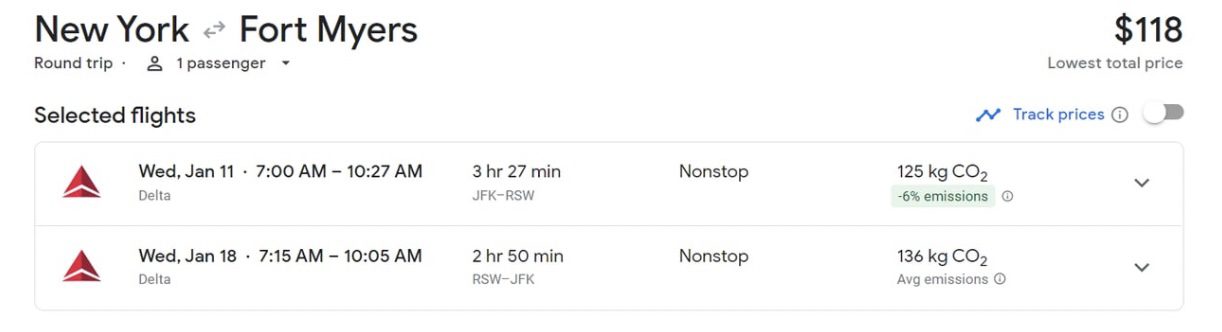 Cheap flights to Florida