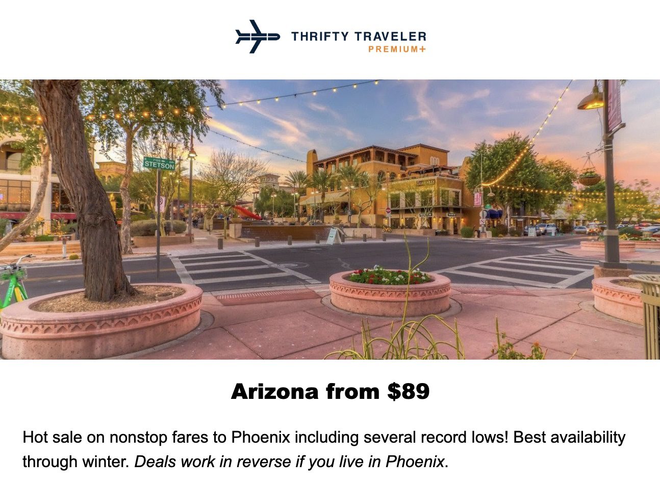 Cheap flights to Arizona