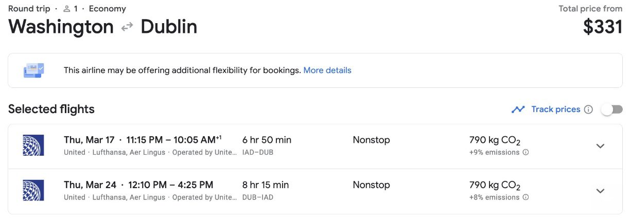 Cheap flights to Europe