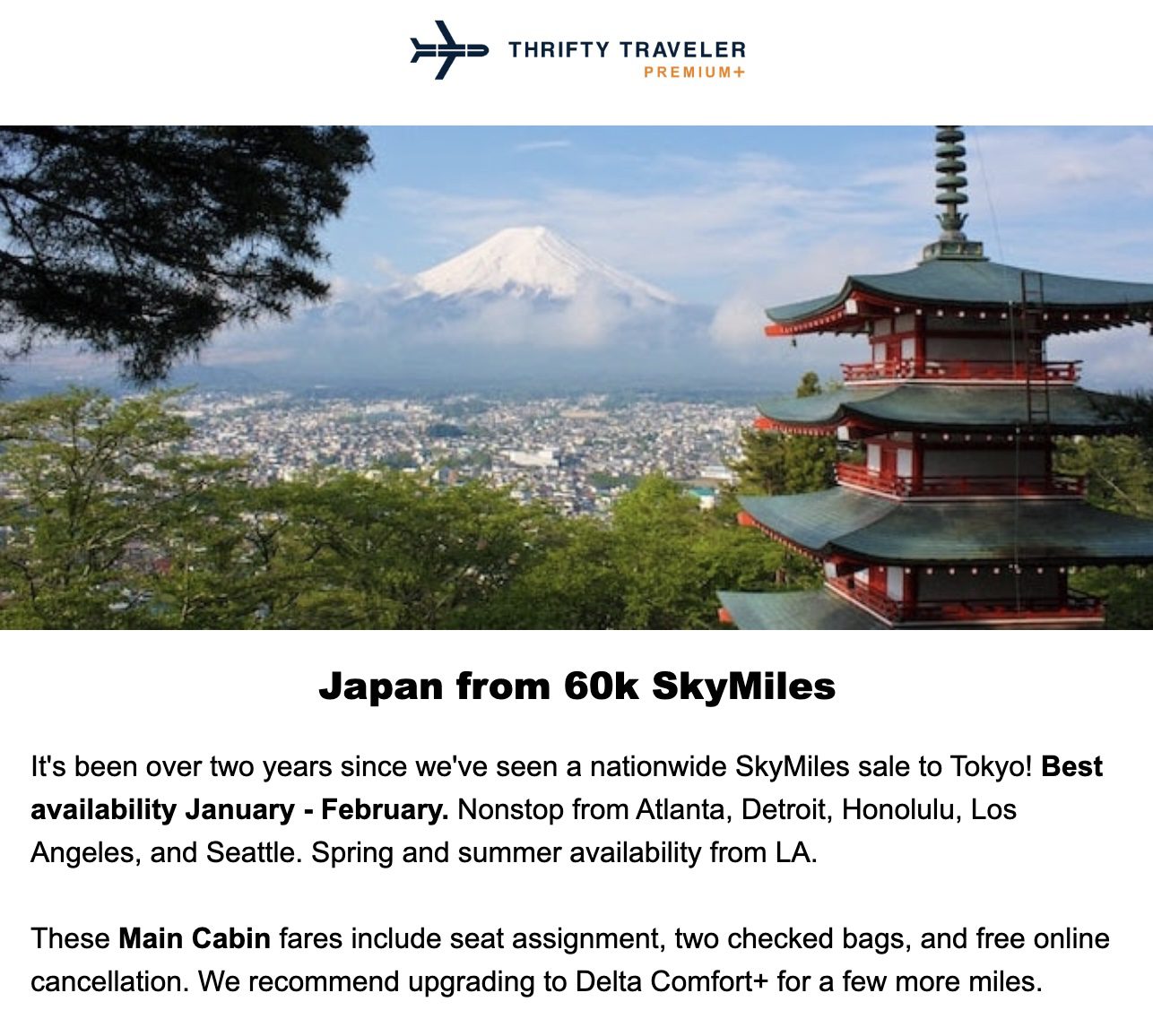 Cheap flights to Tokyo
