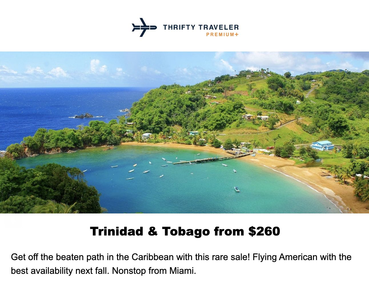 Cheap flights to Trinidad