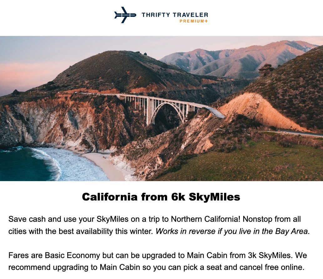 skymiles flash sale california