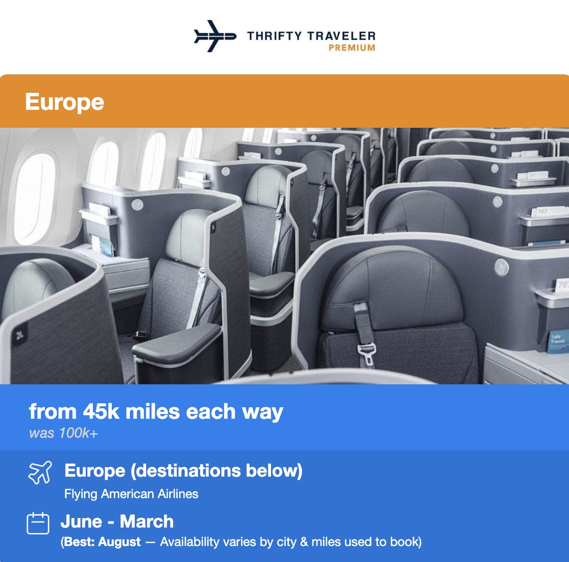 American business class