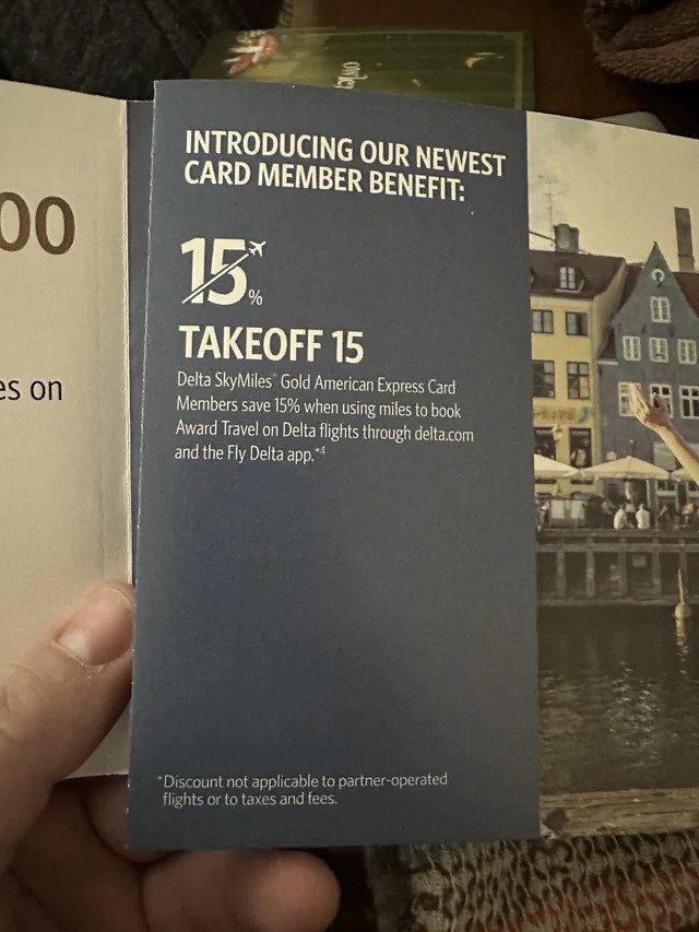 delta takeoff 15 targeted mailer