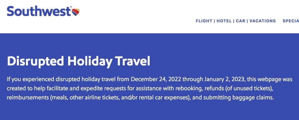 Financial Fallout from Southwest's Holiday Meltdown Spills into 2023 2 Southwest reimbursement requests