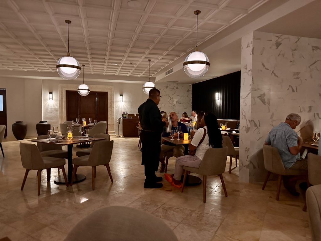 capril grill seating