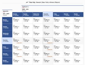 Emirates flex search new rates for Europe