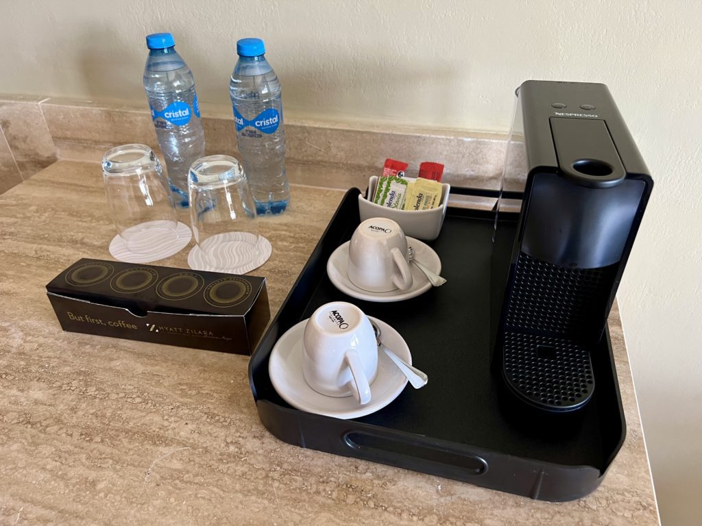 zilara riviera maya room coffee maker