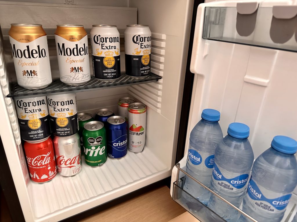 zilara riviera maya room mini fridge