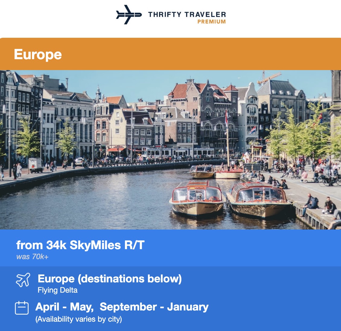 Europe SkyMiles