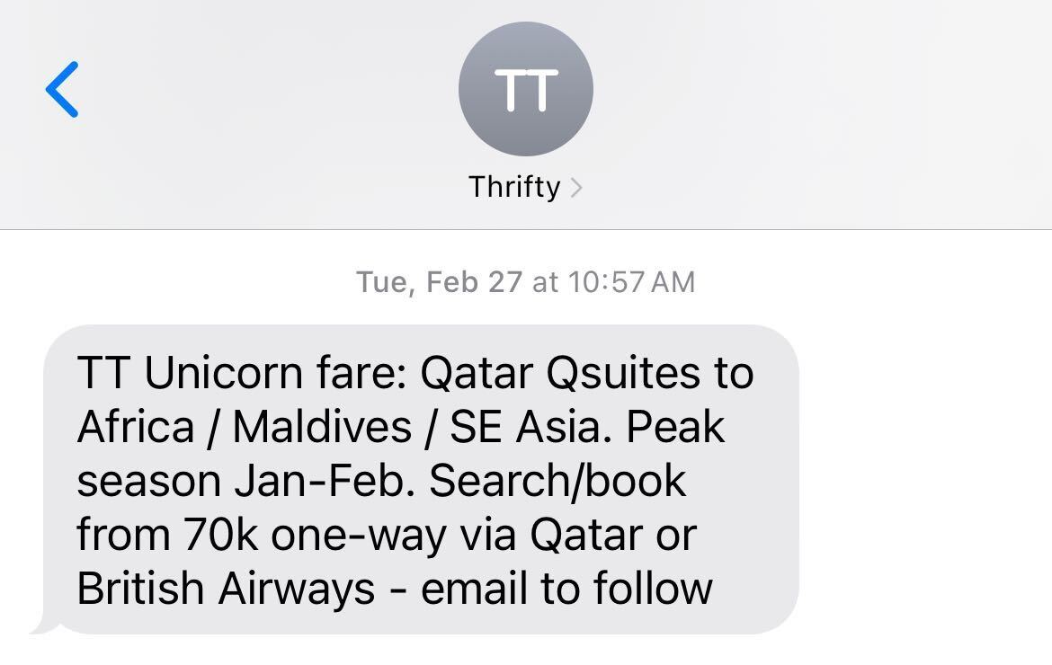 tt unicorn alert qsuites