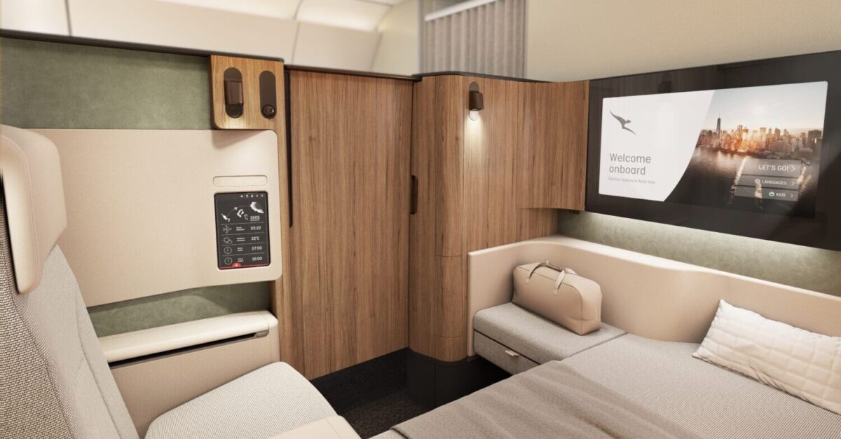 qantas new first class
