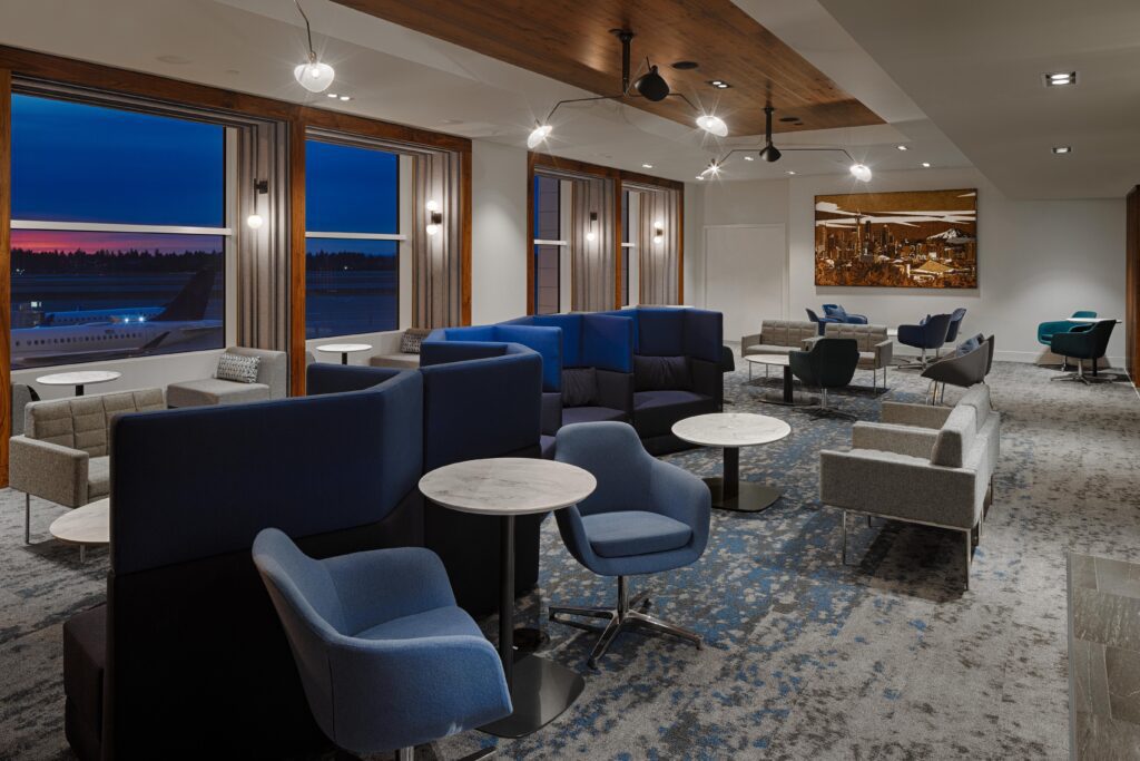 amex centurion lounge seattle seating